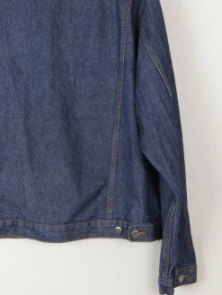 Men's Vintage Dark Blue Denim Jacket M/L