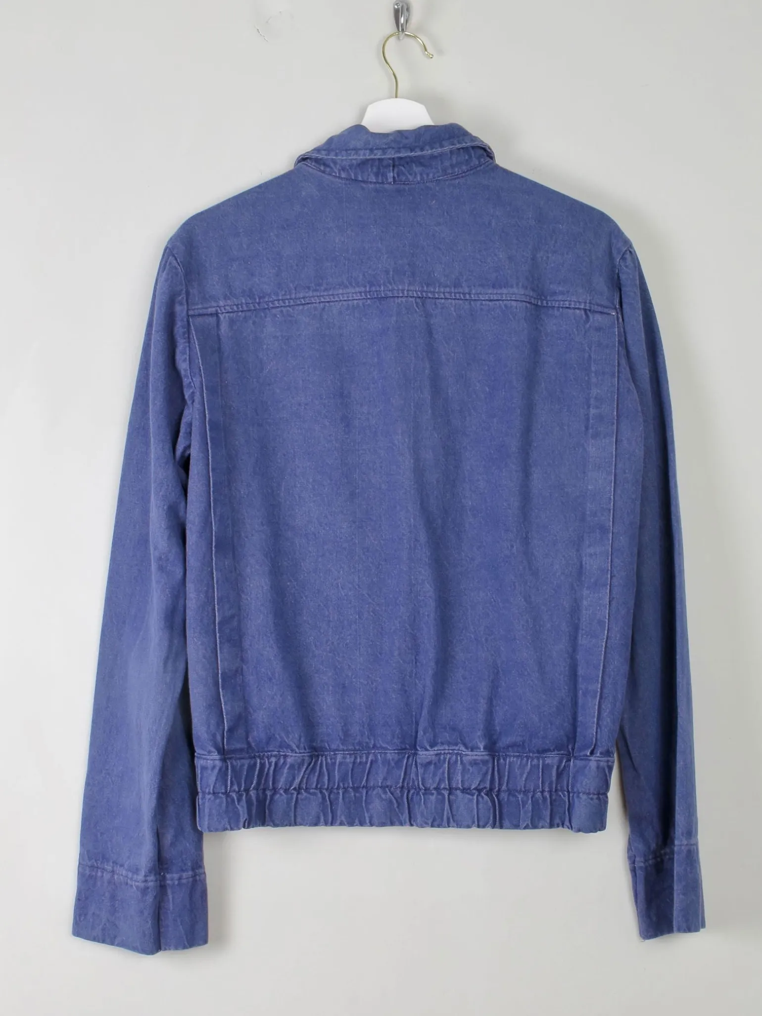 Men's Vintage Denim Bomber Jacket XS/S
