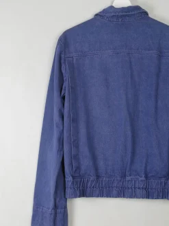 Men's Vintage Denim Bomber Jacket XS/S