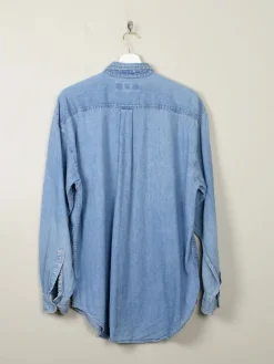 Men's Vintage Denim Perry Ellis Shirt L