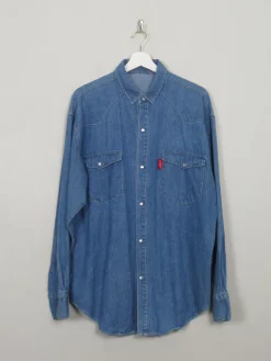 Men's Vintage Denim Shirt L