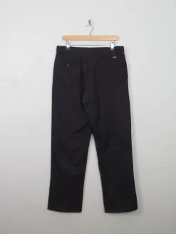 Men's Vintage Dickies Black Trousers 34 W/32 L