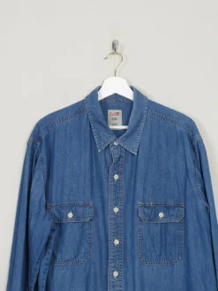 Men's Vintage Dickies Denim Shirt XXL