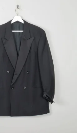Men's Vintage Dinner Jacket Black 42" L