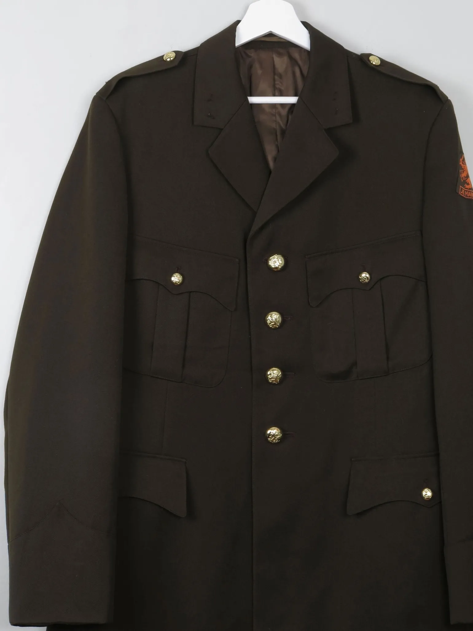 Men's Vintage Dutch Army Jacket Vintage L
