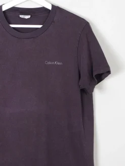 Men's Vintage Faded Black Calvin Klein T-shirt S