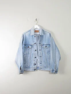 Men's Vintage Faded Blue Denim Levi's Jacket S