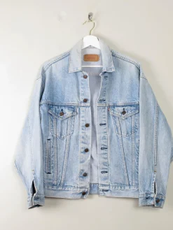Men's Vintage Faded Blue Denim Levi's Jacket S