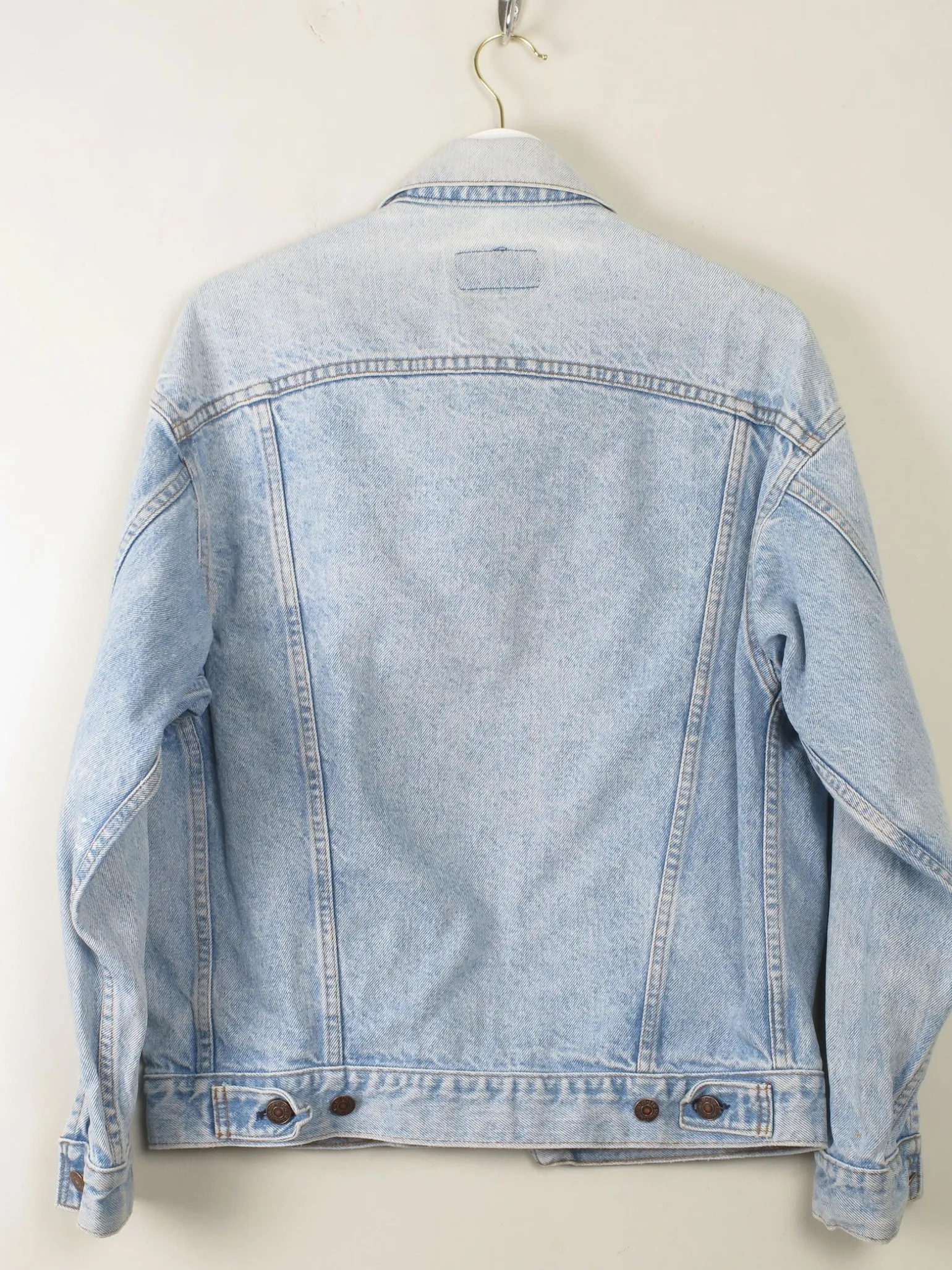 Men's Vintage Faded Blue Denim Levi's Jacket S
