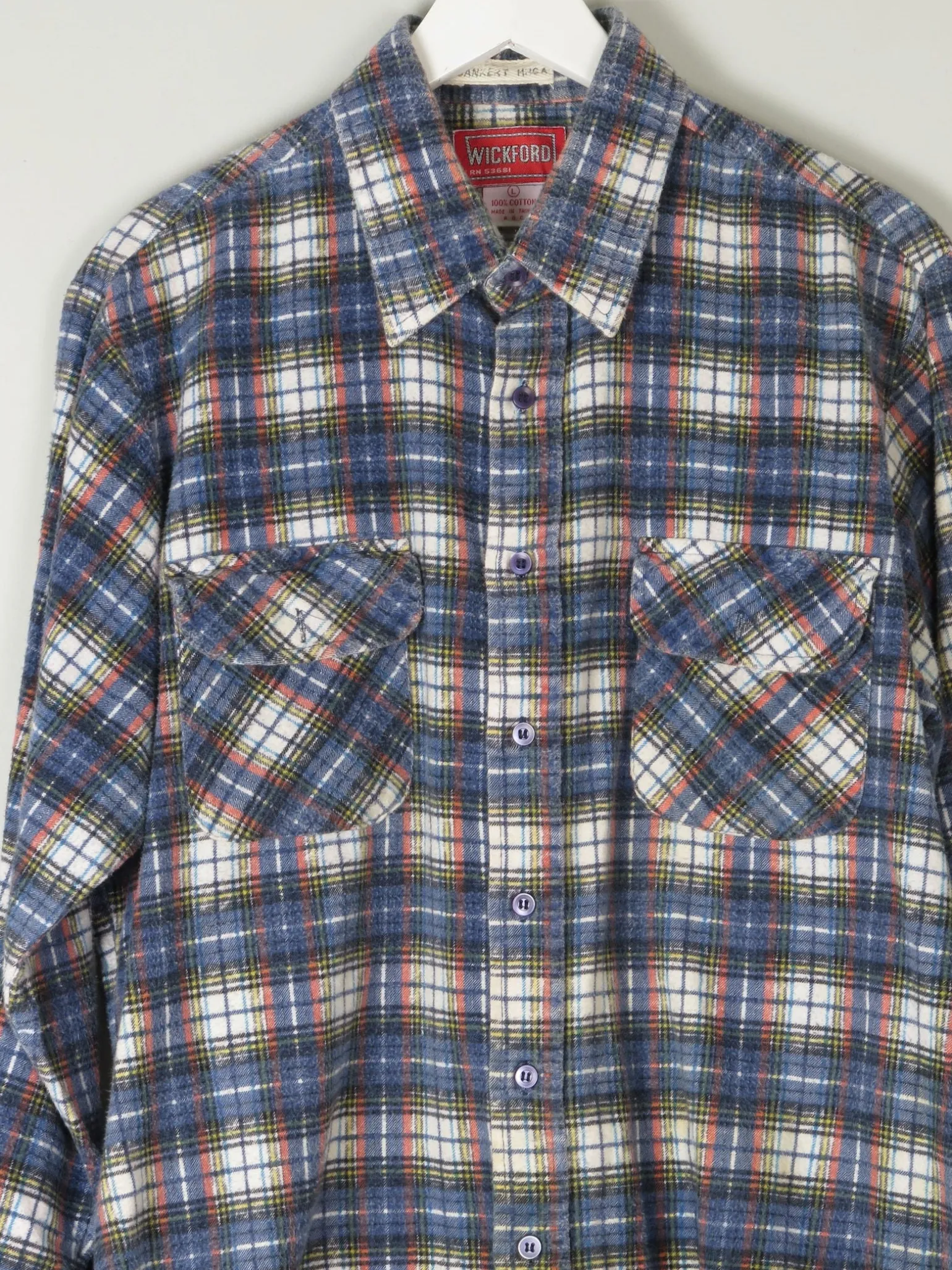 Men's Vintage Flannel Shirt M