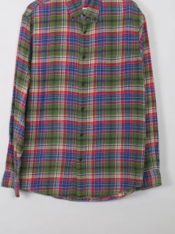 Men's Vintage Flannel Shirt L Relaxed Fit