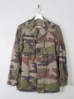 Men's Vintage French Army Camouflage Jacket S