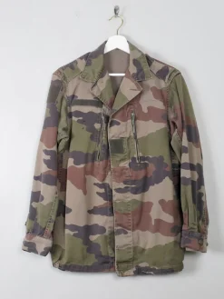 Men's Vintage French Army Camouflage Jacket S