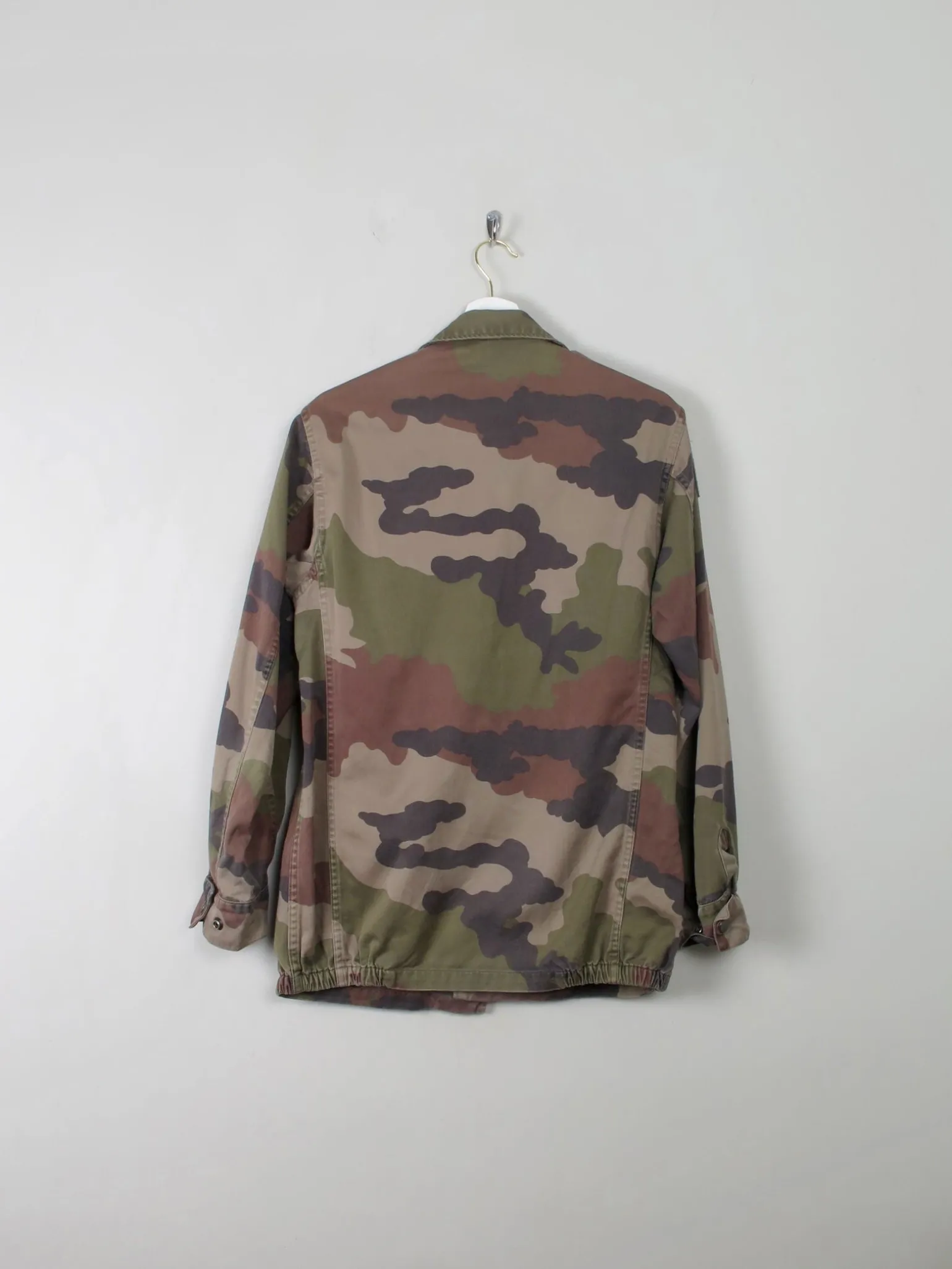 Men's Vintage French Army Camouflage Jacket S