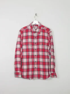 Men's Vintage Gap Flannel Shirt Red M