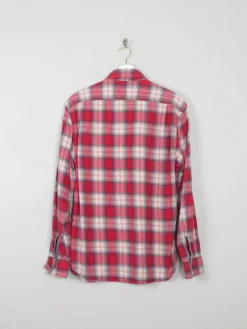 Men's Vintage Gap Flannel Shirt Red M