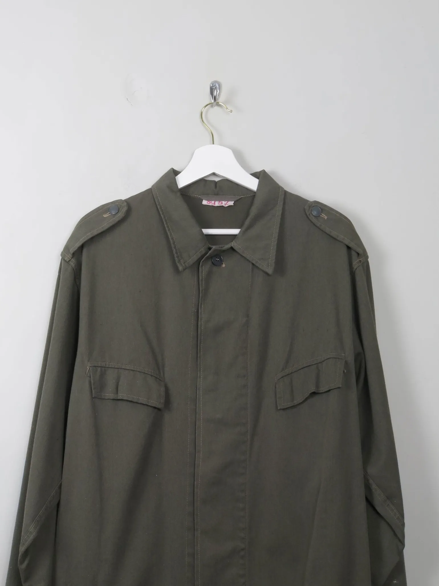 Men's Vintage Green Army Jacket M