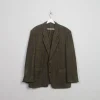 Men's Vintage Green Harris Tweed Jacket 44"