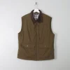 Men's Vintage Green Lined Gilet M
