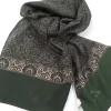 Men's Vintage Green Printed Scarf