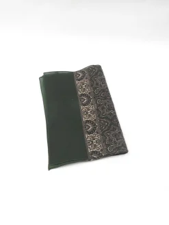 Men's Vintage Green Printed Scarf