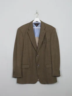Mens Vintage Green Tweed Tommy Hilfiger Jacket 42"