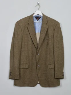 Mens Vintage Green Tweed Tommy Hilfiger Jacket 42