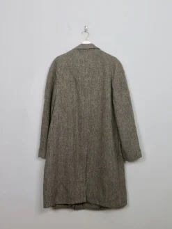 Men's Vintage Green Tweed Coat L