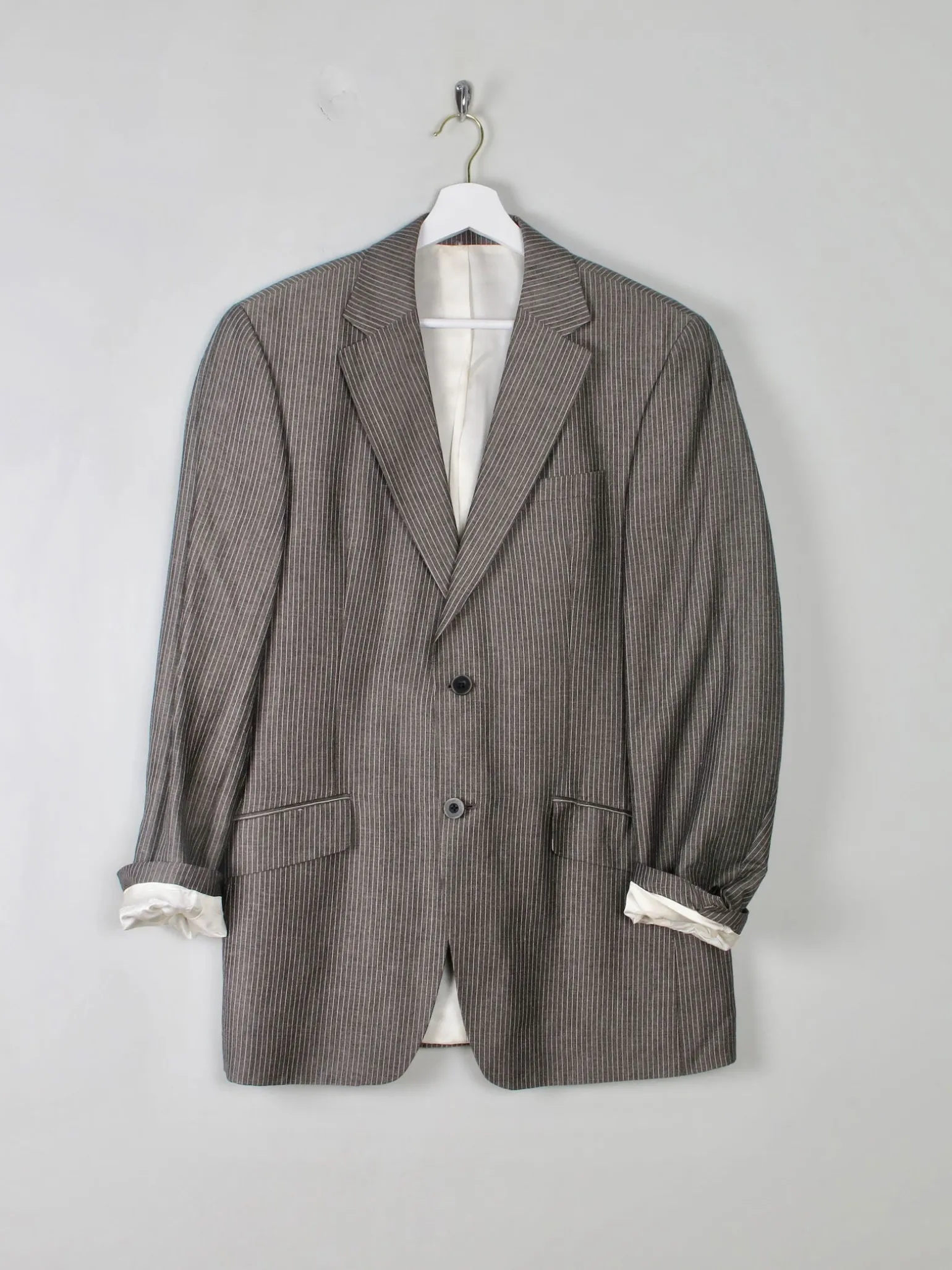 Men's Vintage Grey Remus Linen Mix Jacket 38"