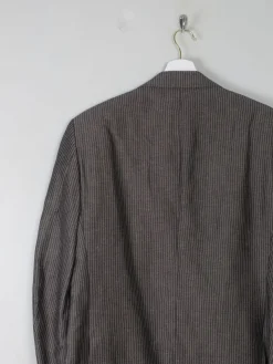 Men's Vintage Grey Remus Linen Mix Jacket 38