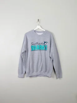 Men's Vintage Grey Shark Sweatshirt M