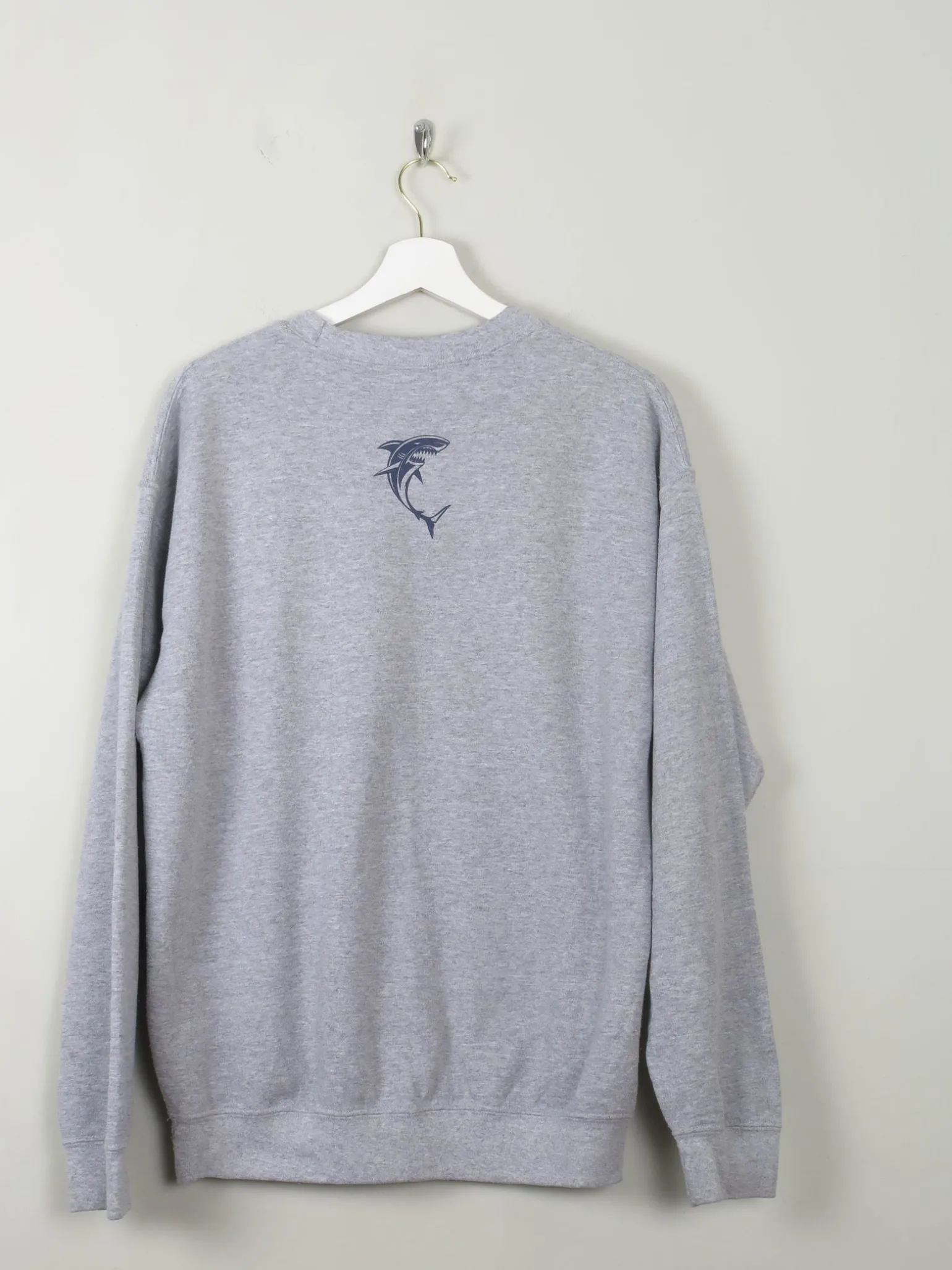 Men's Vintage Grey Shark Sweatshirt M