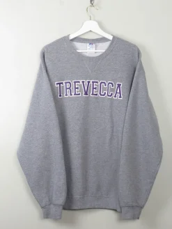 Men's Vintage Grey Trevecca Russell Athletic Sweatshirt L/XL