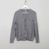 Men's Vintage Grey Wool Cardigan XS/S