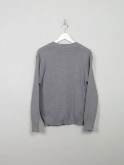 Men's Vintage Grey Wool Cardigan XS/S