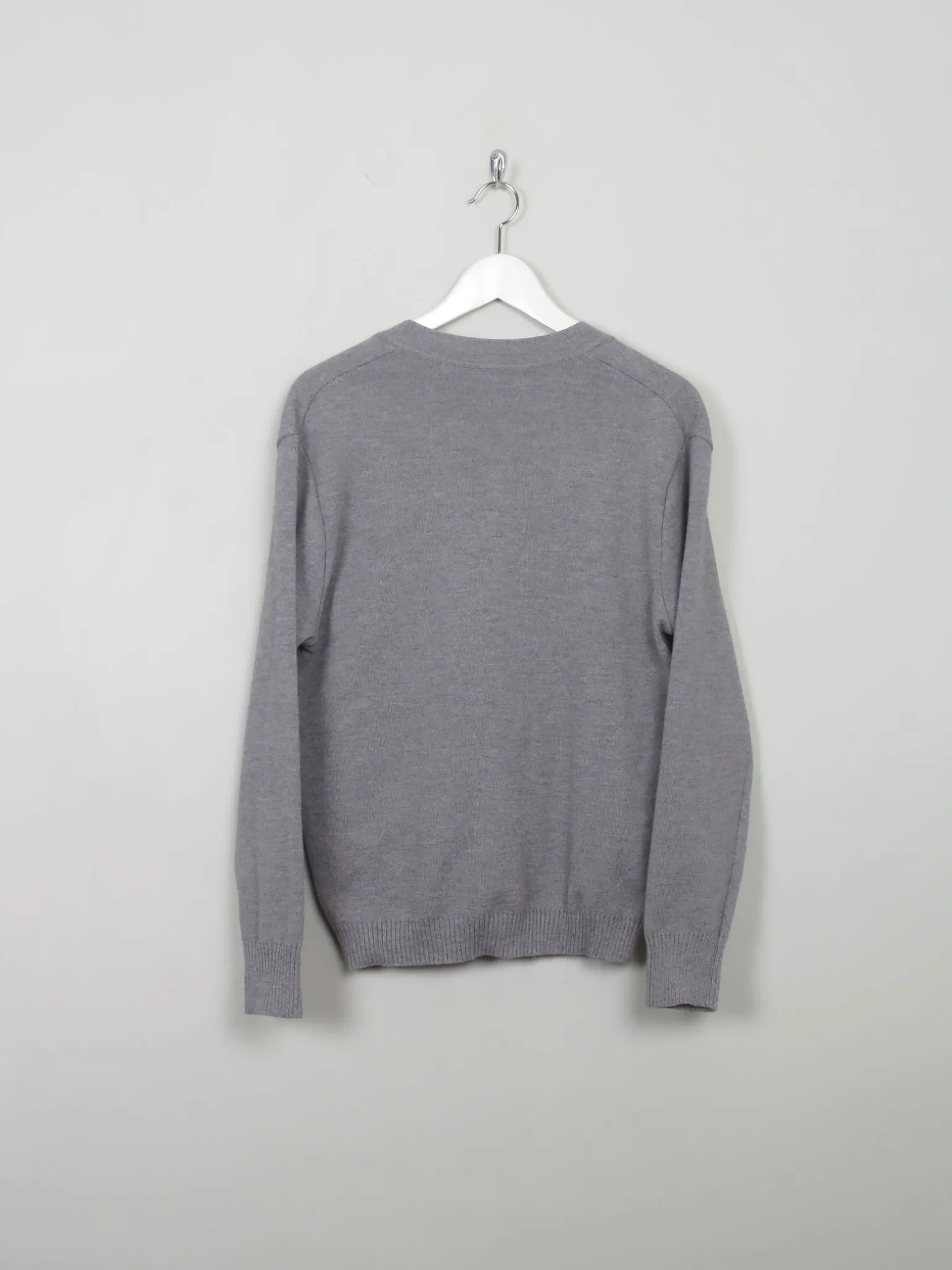 Men's Vintage Grey Wool Cardigan XS/S