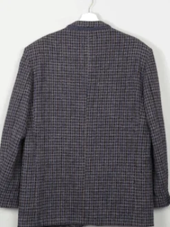 Men's Vintage Harris Tweed Grey/Blue/Green Jacket L 44