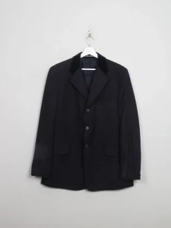 Men's Vintage Harry Hall Navy Riding Jacket 40"