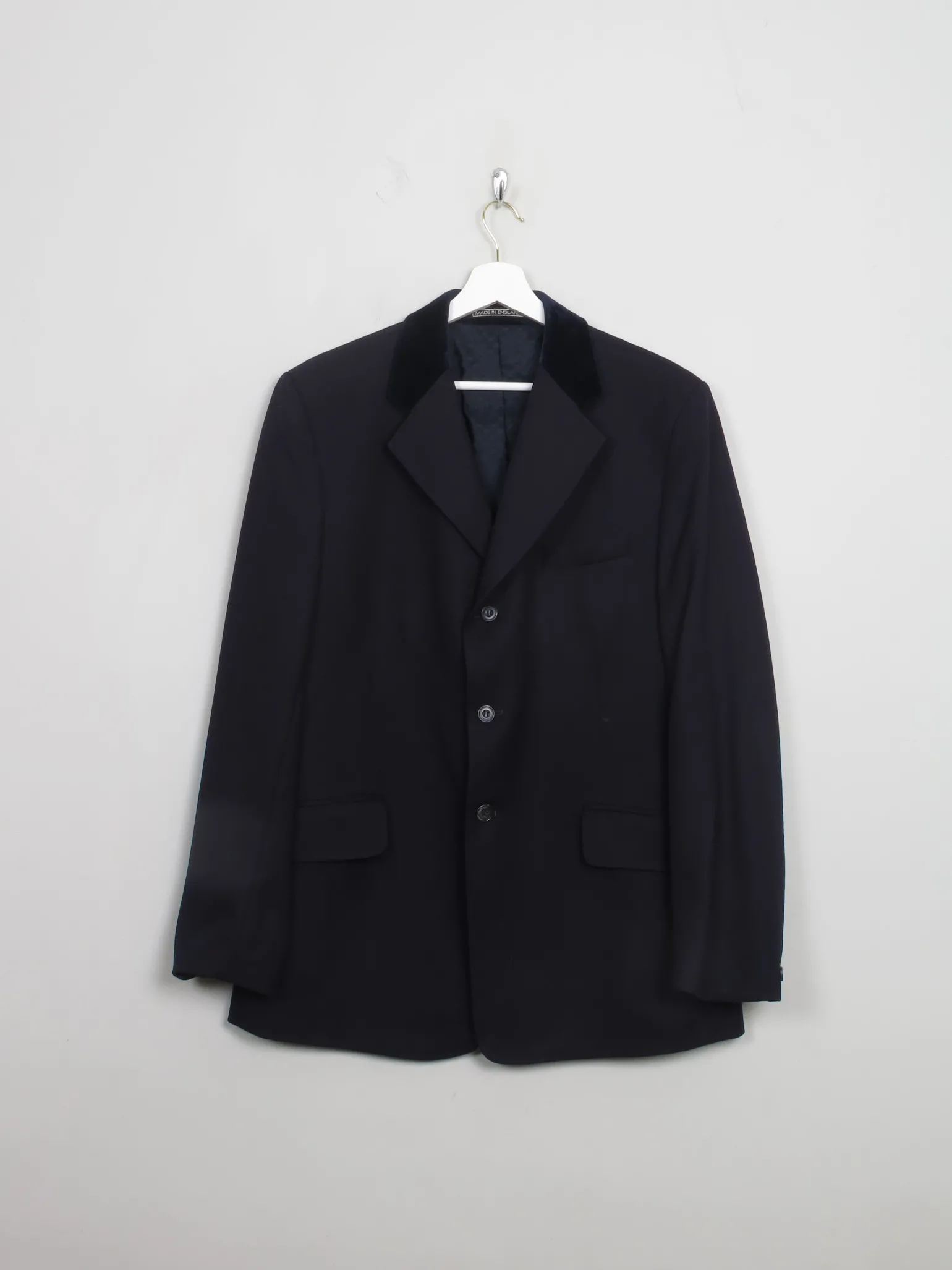 Men's Vintage Harry Hall Navy Riding Jacket 40"