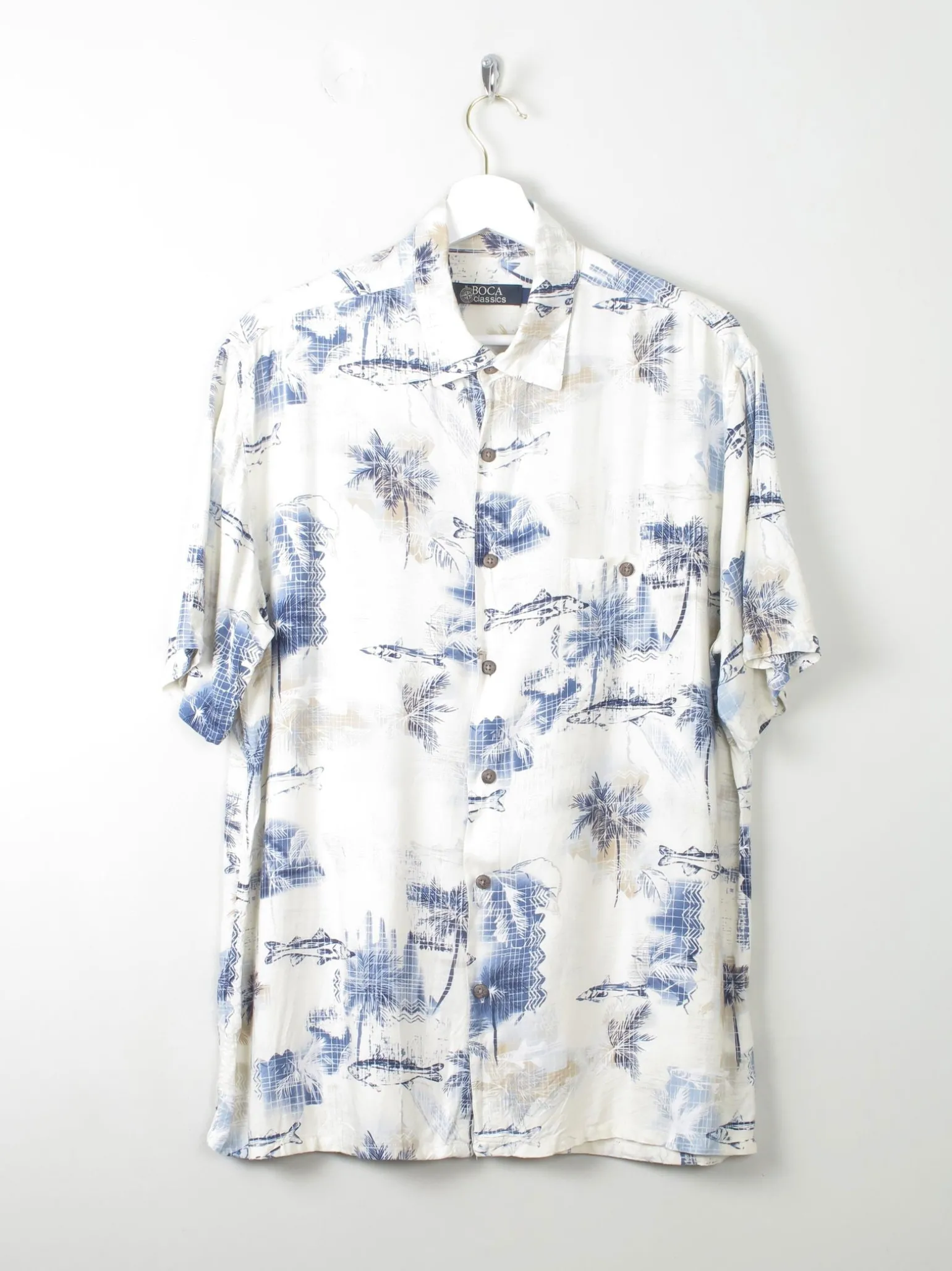 Men's Vintage Hawaiian Shirt M/L