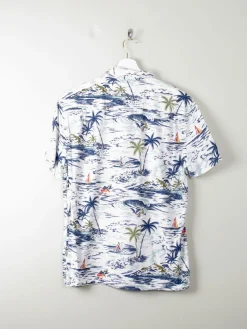 Men's Vintage Hawaiian Shirt Lucky Brand M