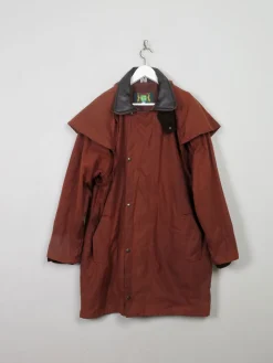 Men's Vintage Hunter Rust Wax Short Coat M