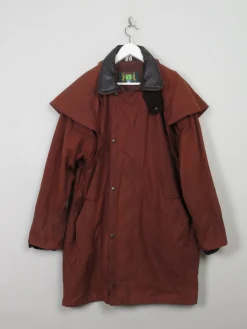 Men's Vintage Hunter Rust Wax Short Coat M