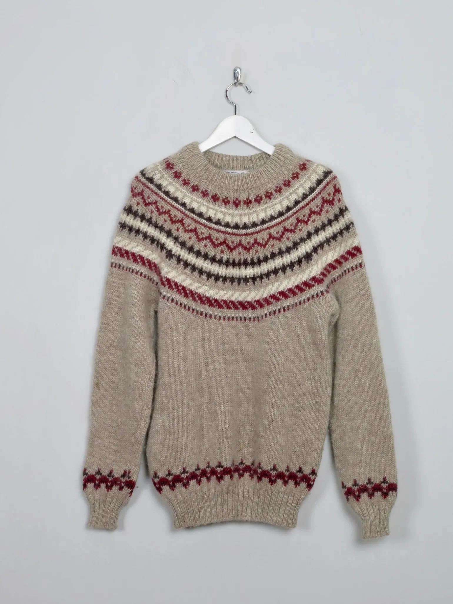 Men's Vintage Icelandic Nordic Jumper L