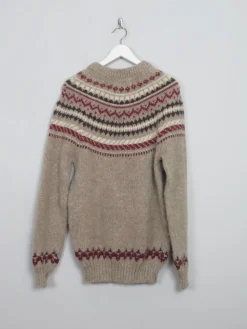 Men's Vintage Icelandic Nordic Jumper L