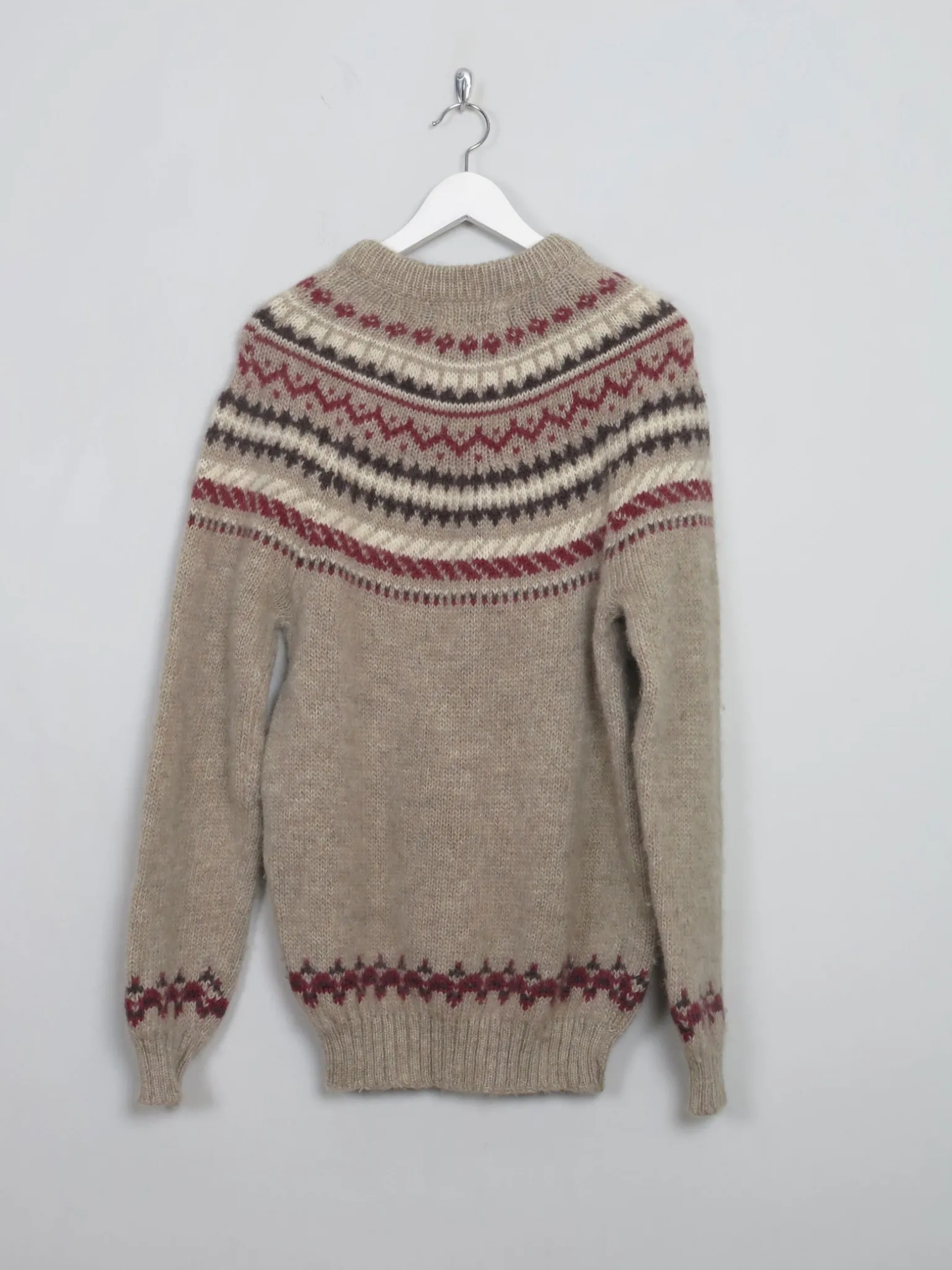 Men's Vintage Icelandic Nordic Jumper L