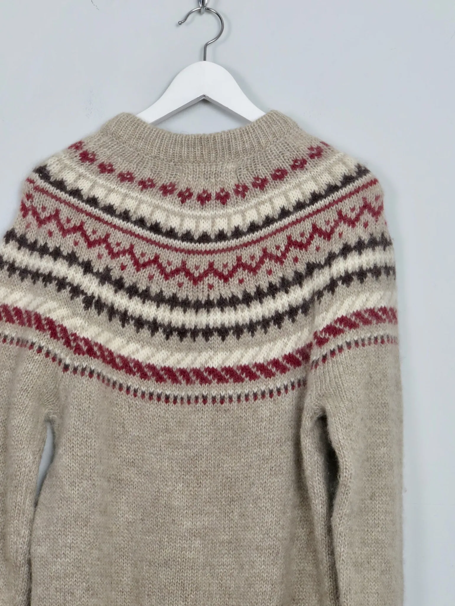 Men's Vintage Icelandic Nordic Jumper L