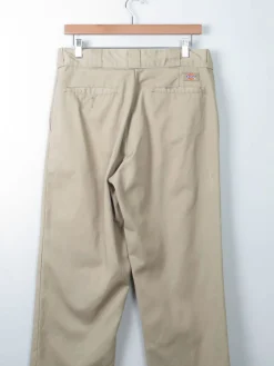 Men's Vintage Khaki Dickie Trousers 874 32