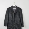 Men's Vintage Leather Jacket Black L