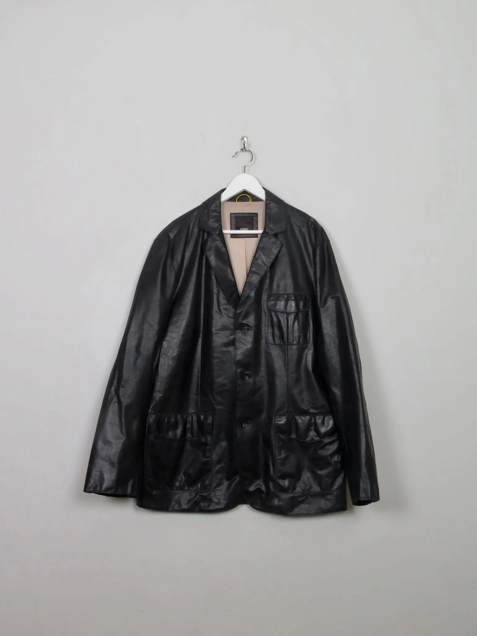 Men's Vintage Leather Jacket XL/46"